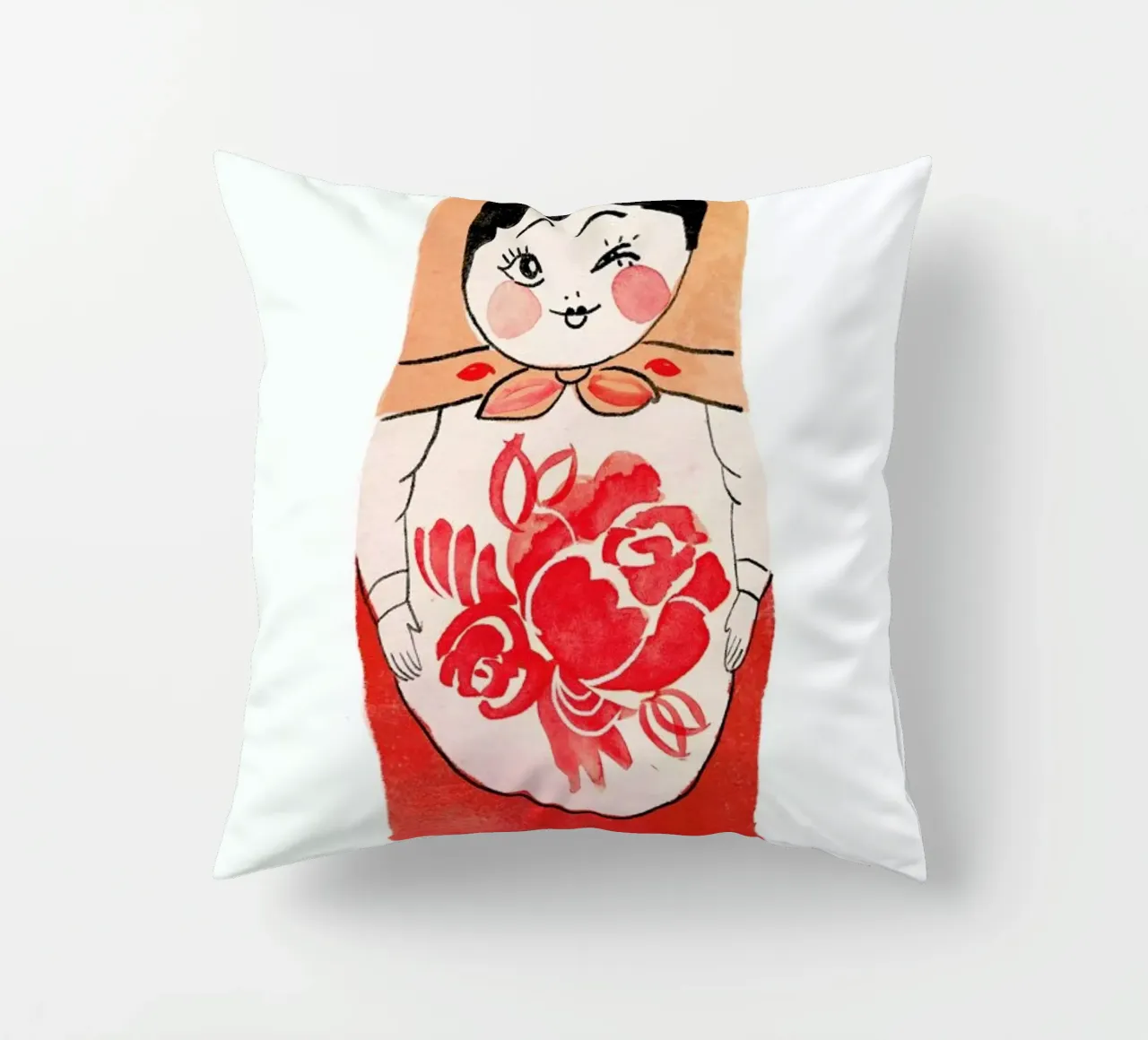 Matryoshka cuscino da Niina Pechkovskaya