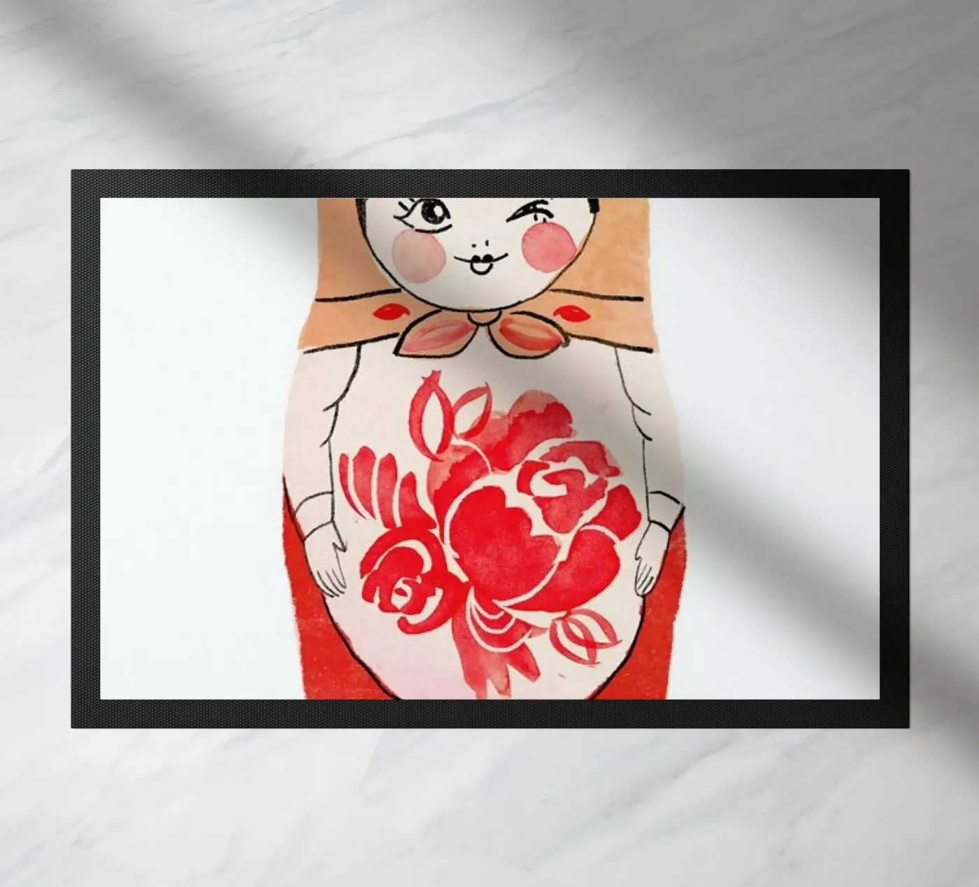Matryoshka doormat by Niina Pechkovskaya