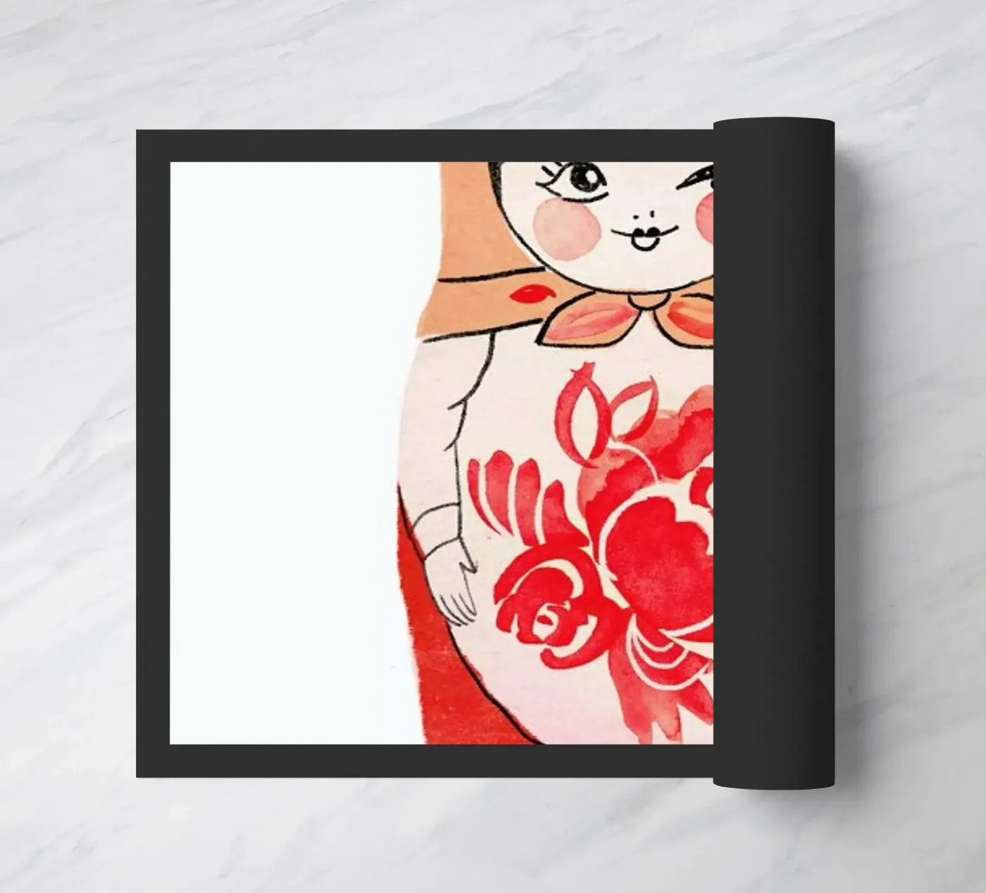 Matryoshka deurmat van Niina Pechkovskaya