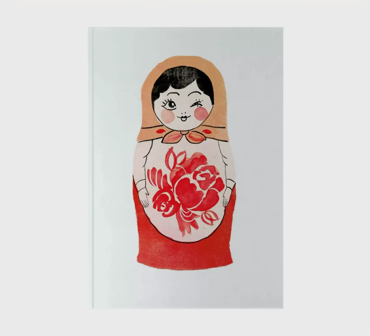 Matryoshka notebook by Niina Pechkovskaya
