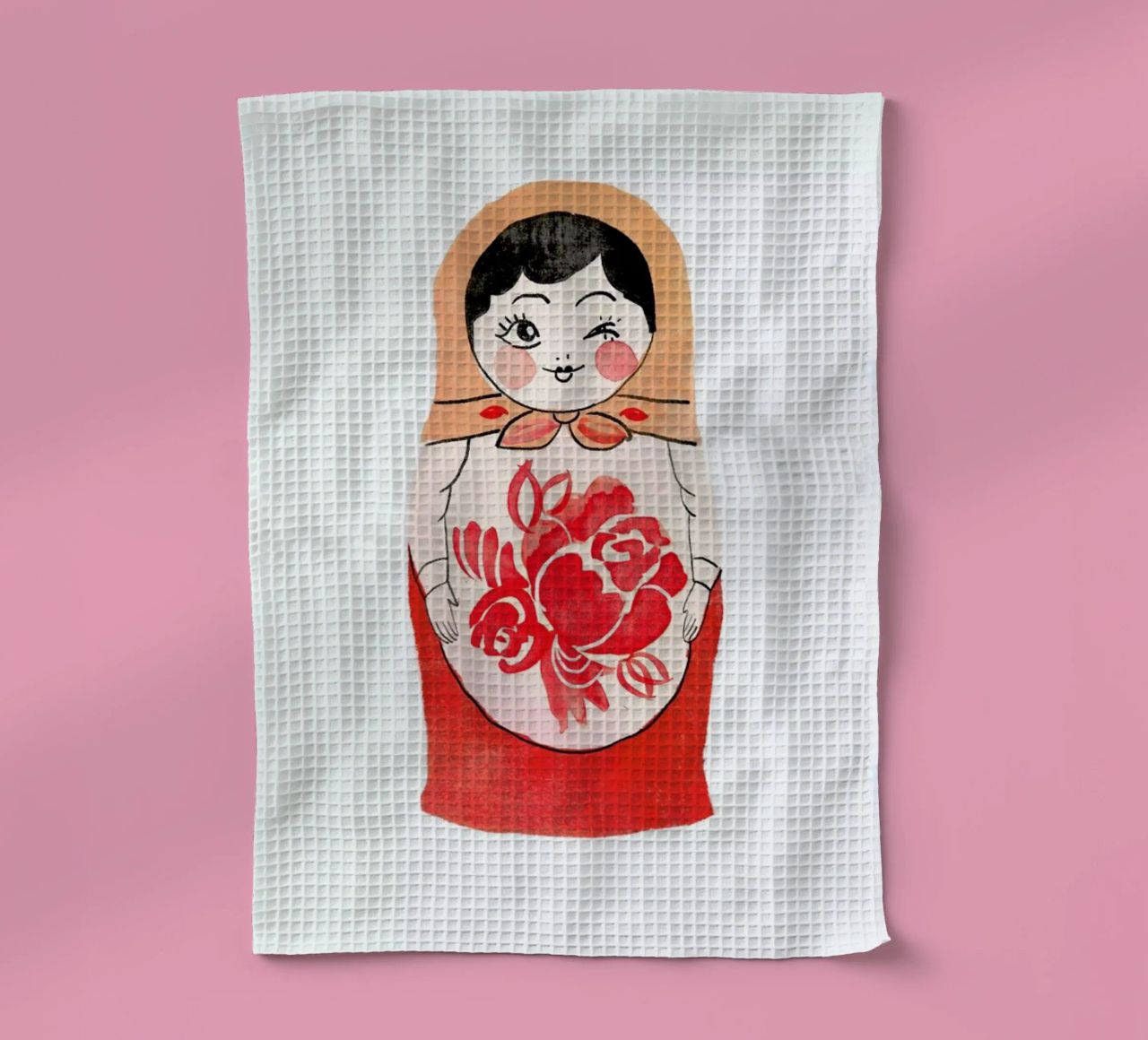 Matryoshka torchon de Niina Pechkovskaya