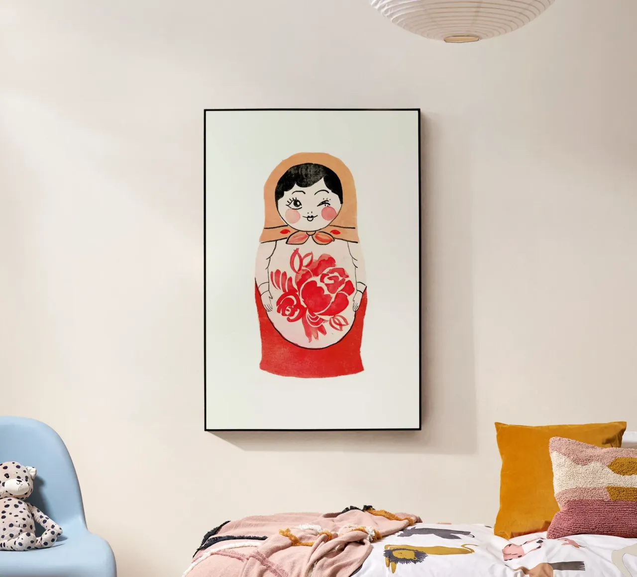 Matryoshka acrylic glass by Niina Pechkovskaya