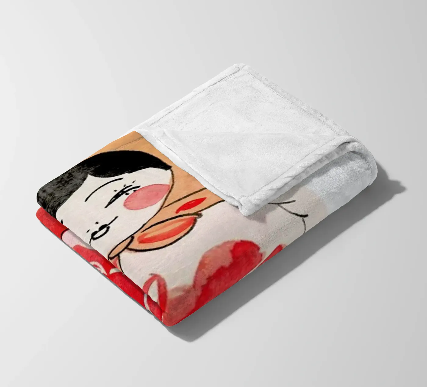 Matryoshka fleecedeken van Niina Pechkovskaya