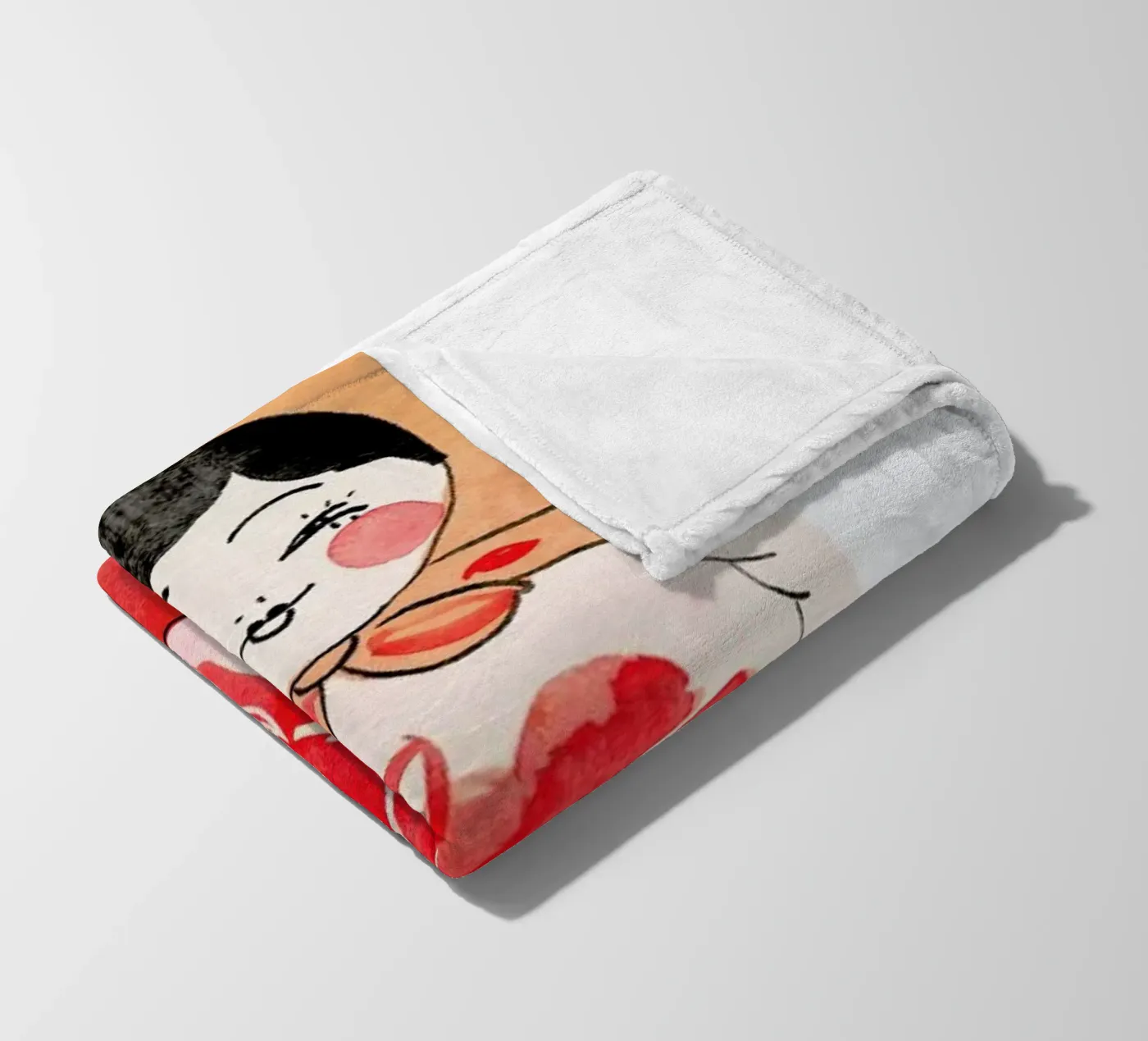 Matryoshka fleecedeken van Niina Pechkovskaya