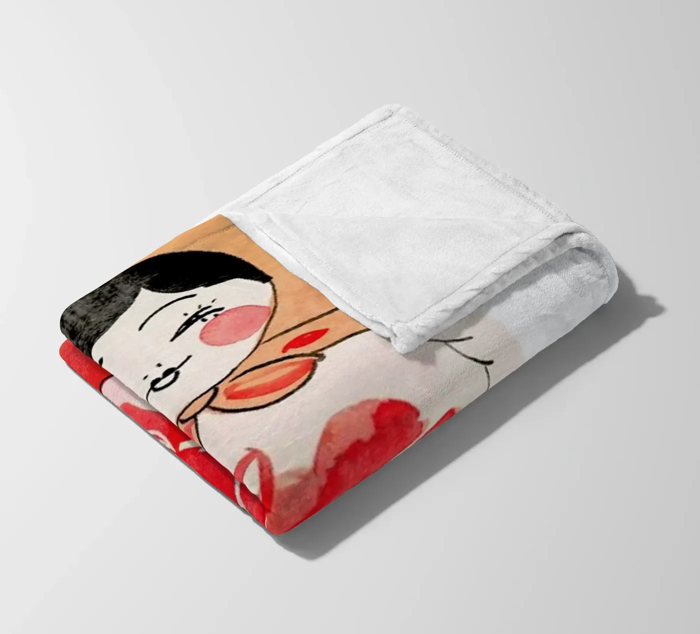 Matryoshka Fleecedecke von Niina Pechkovskaya