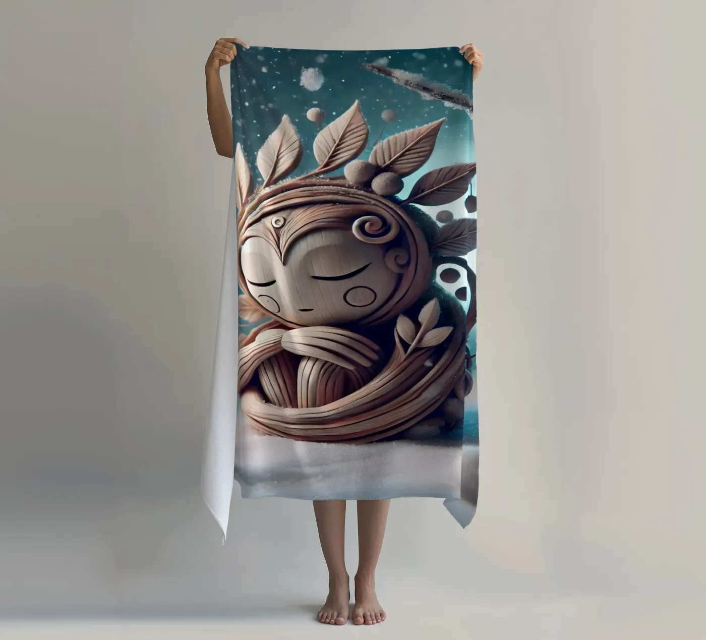 Ramoscello telo mare da Twinkle Art Studio