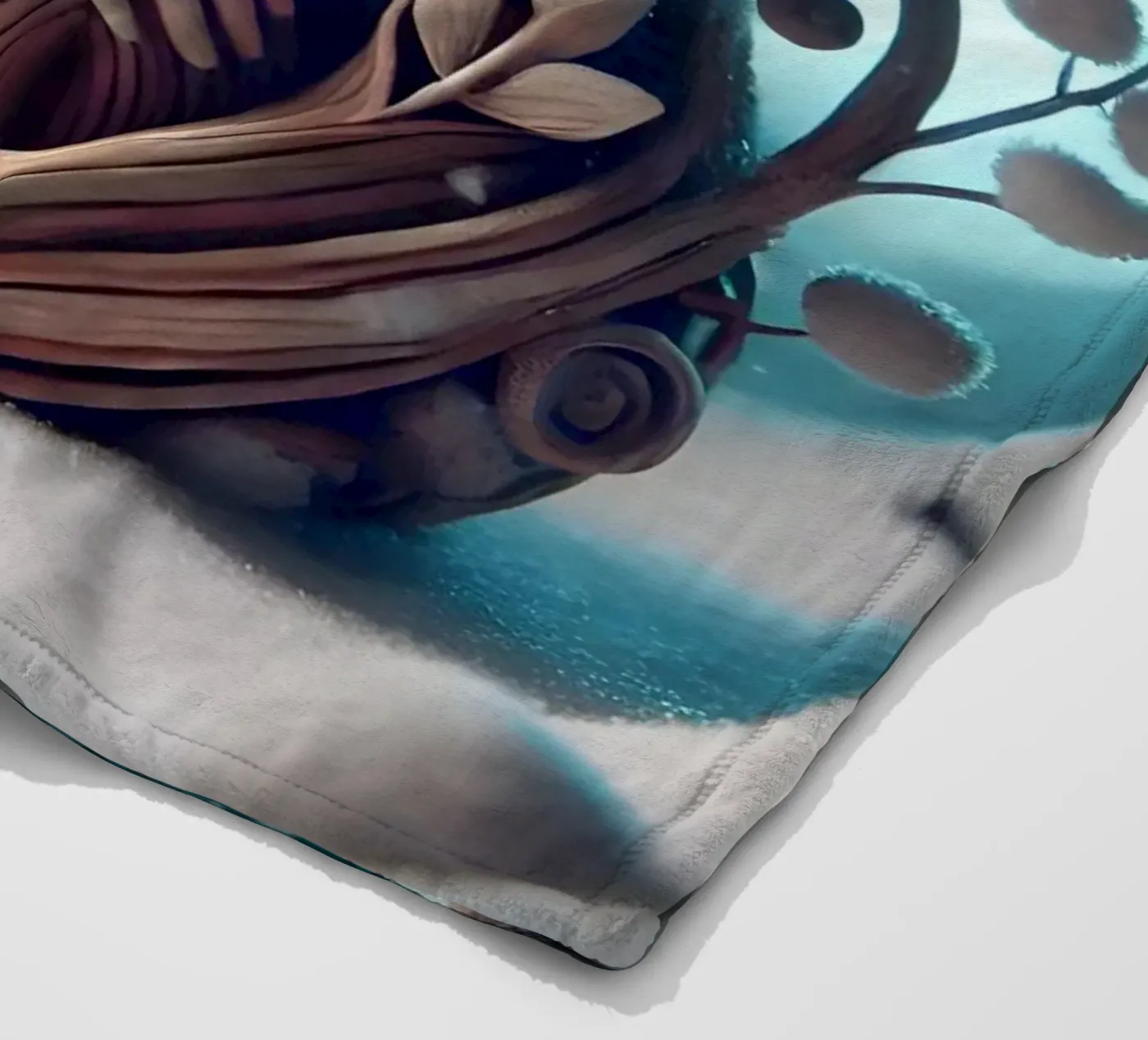 Twiglet fleecedeken van Twinkle Art Studio