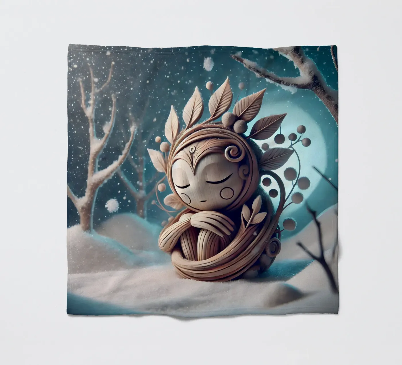 Twiglet fleecedeken van Twinkle Art Studio