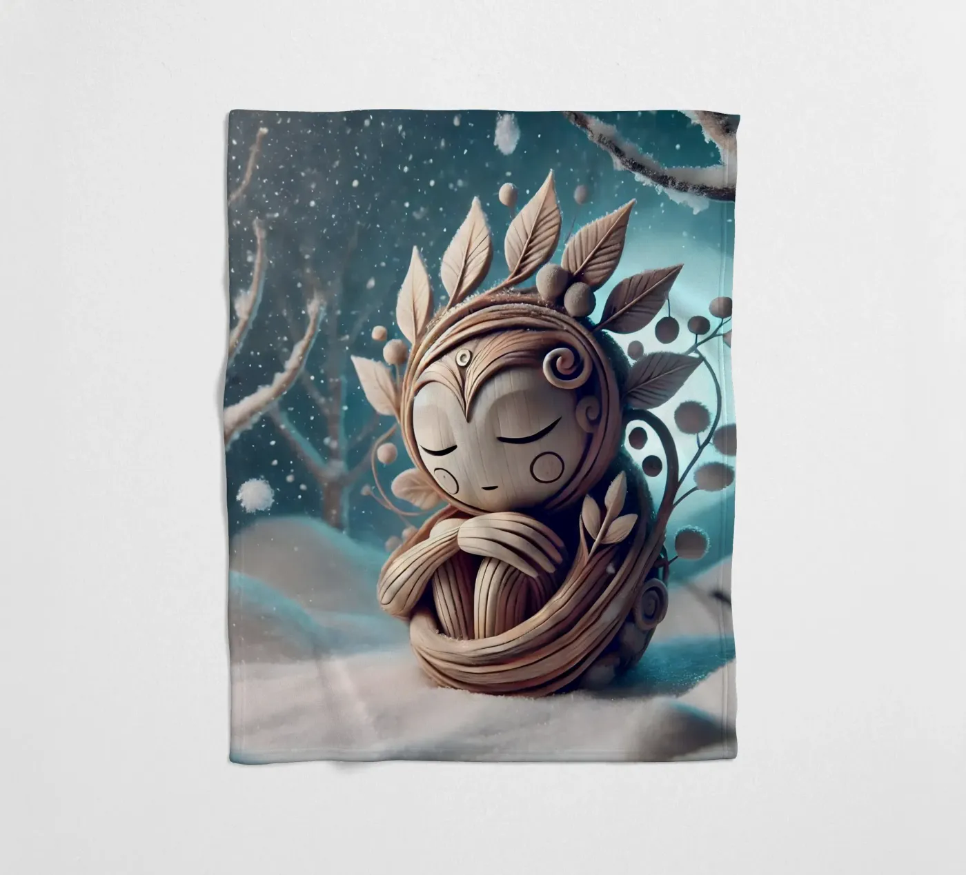 Twiglet fleecedeken van Twinkle Art Studio