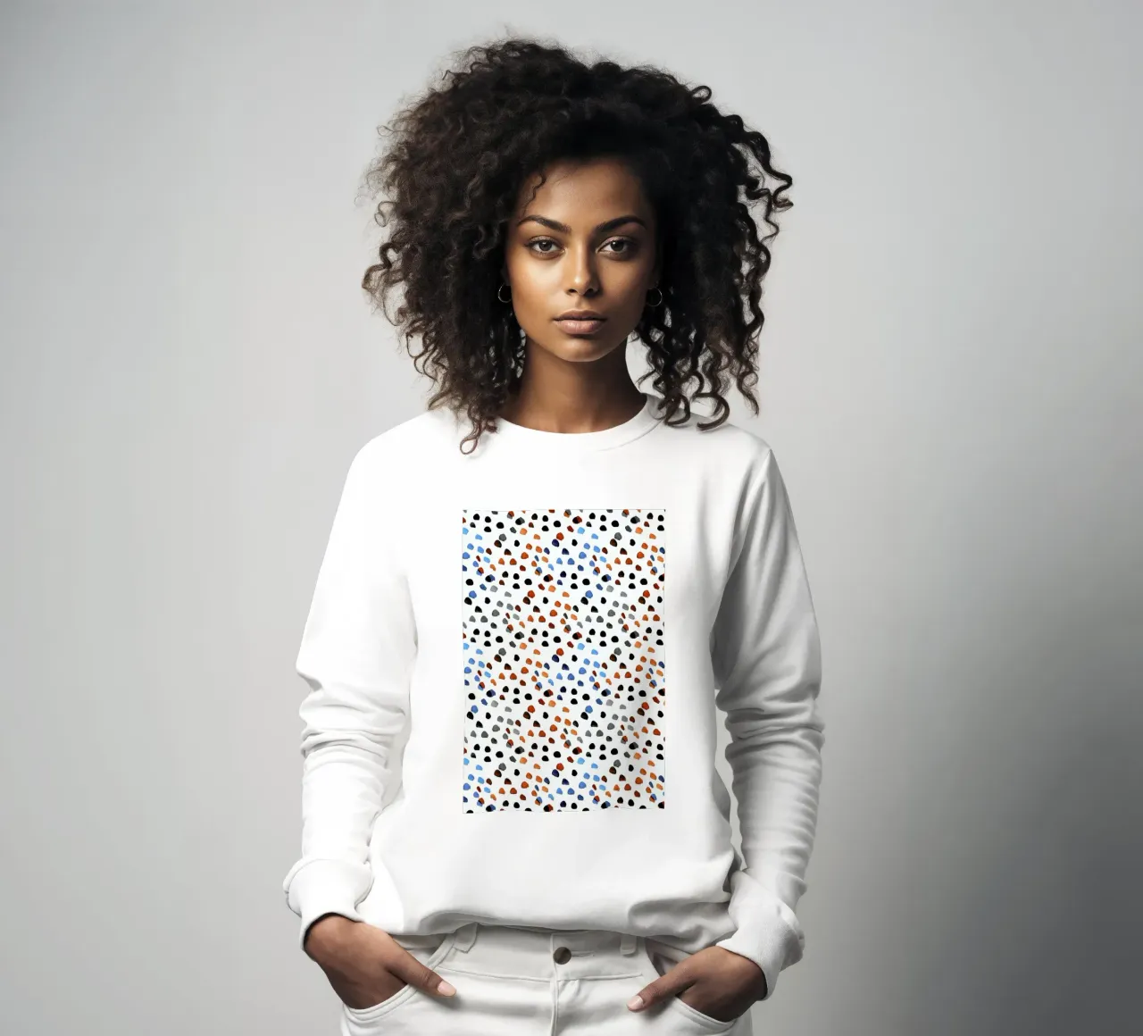 Small Colourful Dots sweat de Niina Pechkovskaya