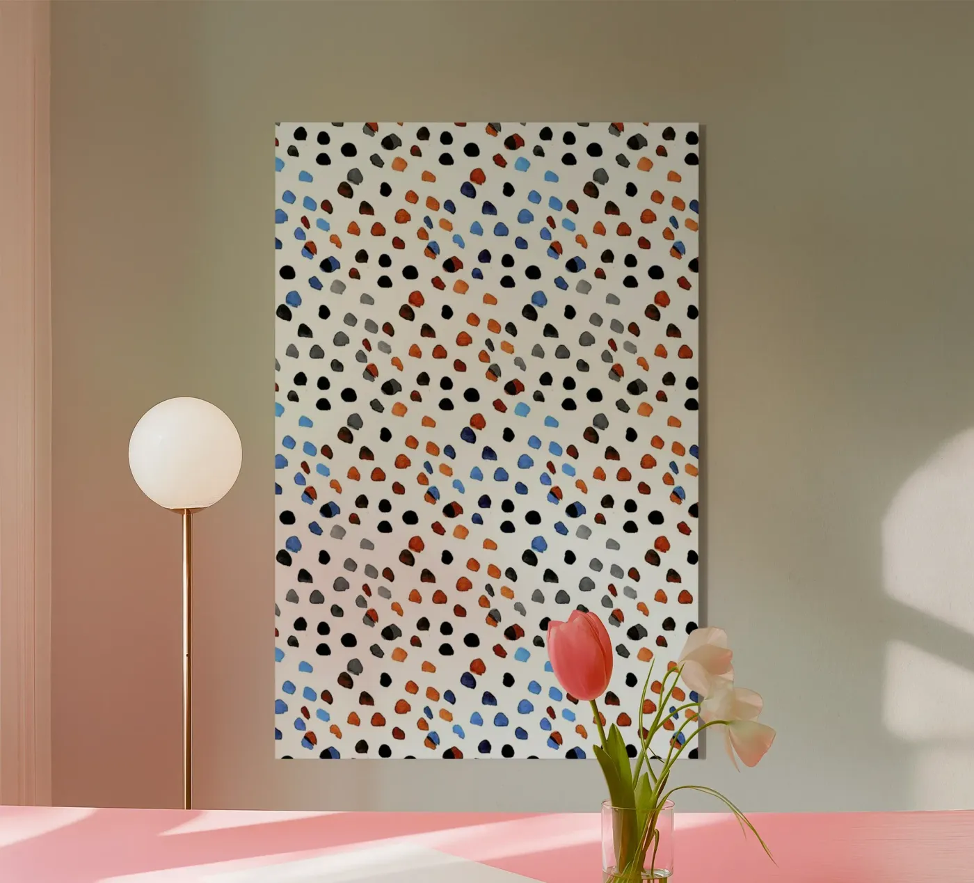 Small Colourful Dots acryl van Niina Pechkovskaya