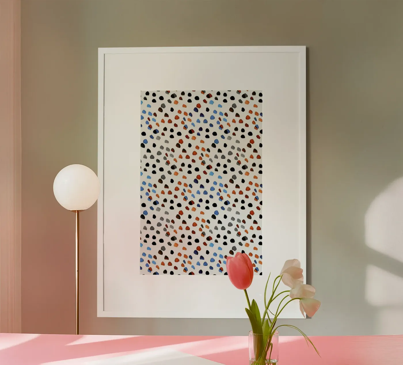 Small Colourful Dots poster by Niina Pechkovskaya