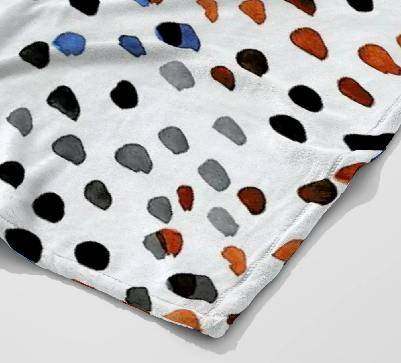 Small Colourful Dots Fleecedecke von Niina Pechkovskaya