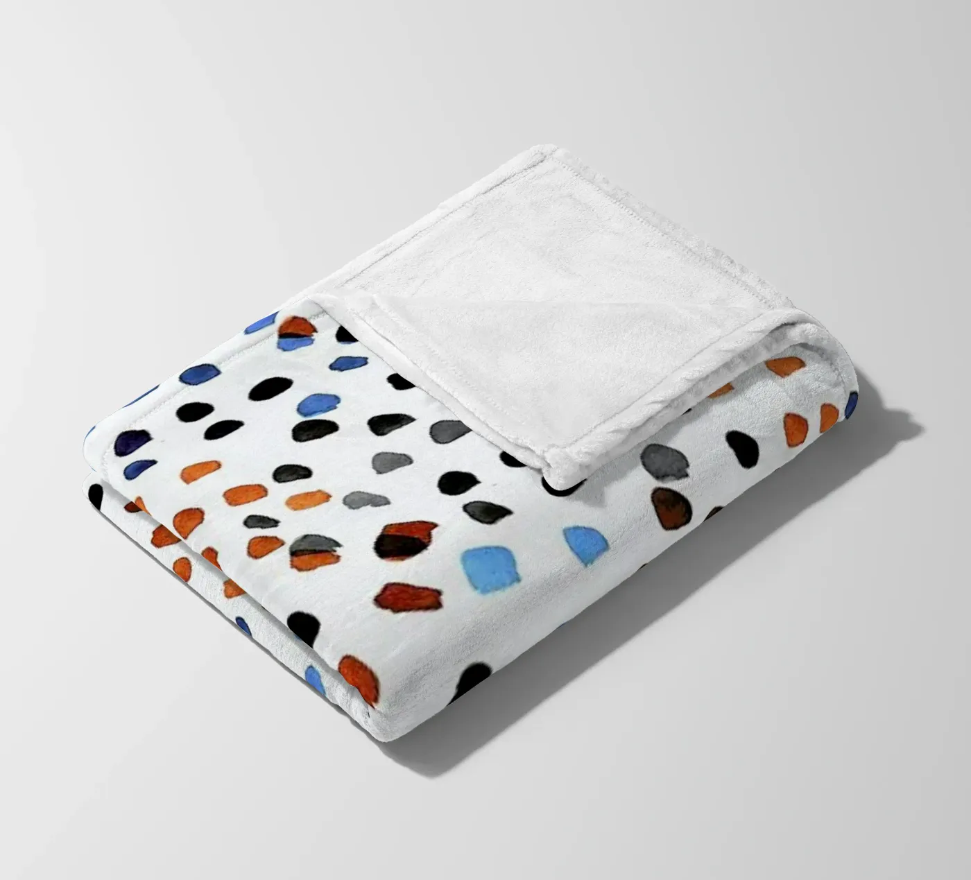 Small Colourful Dots Fleecedecke von Niina Pechkovskaya