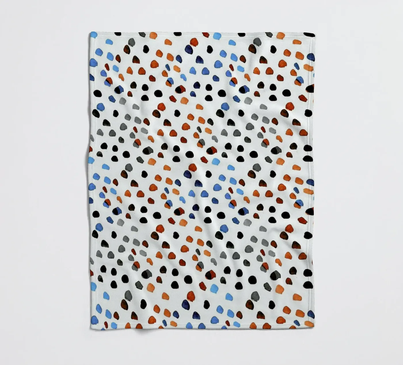 Small Colourful Dots Fleecedecke von Niina Pechkovskaya