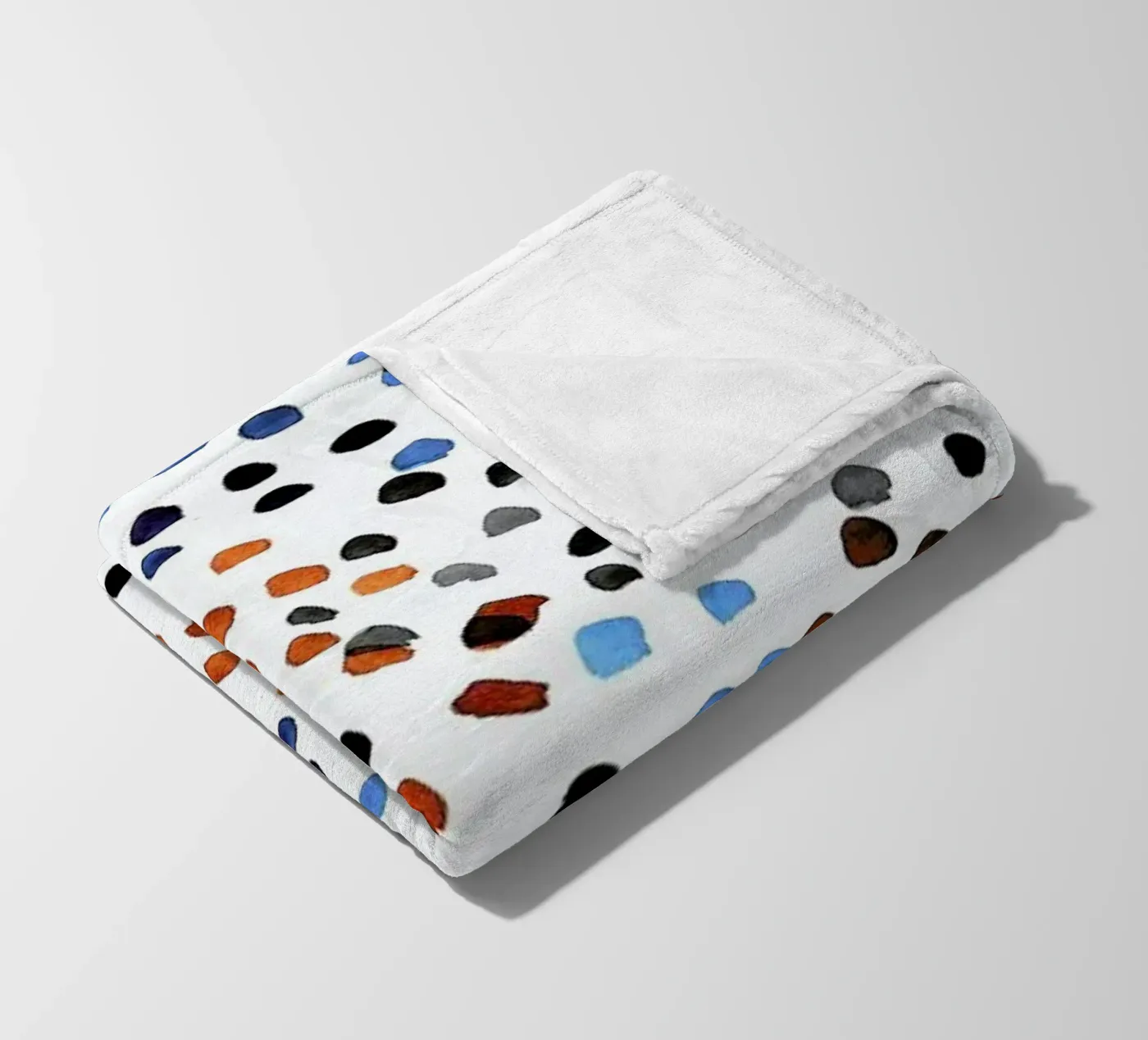 Small Colourful Dots Fleecedecke von Niina Pechkovskaya