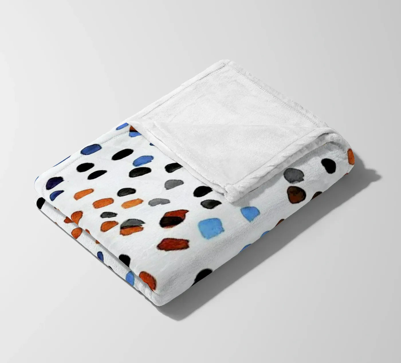 Small Colourful Dots Fleecedecke von Niina Pechkovskaya