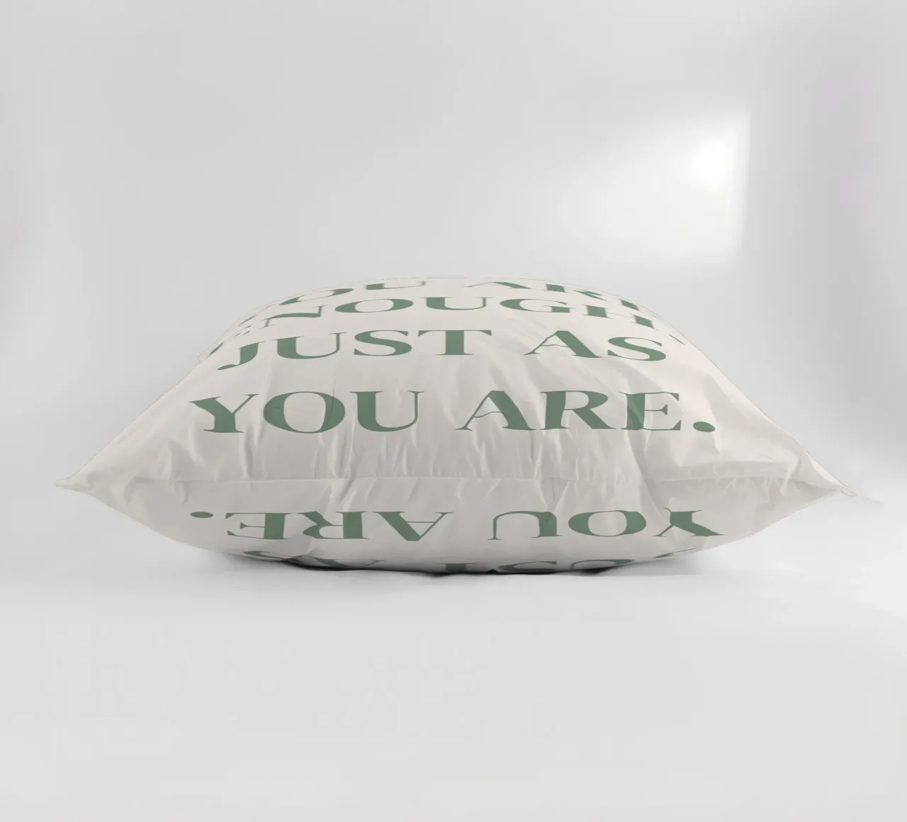 Zitat: You are enough, just as you are. kussen van designsbysophia