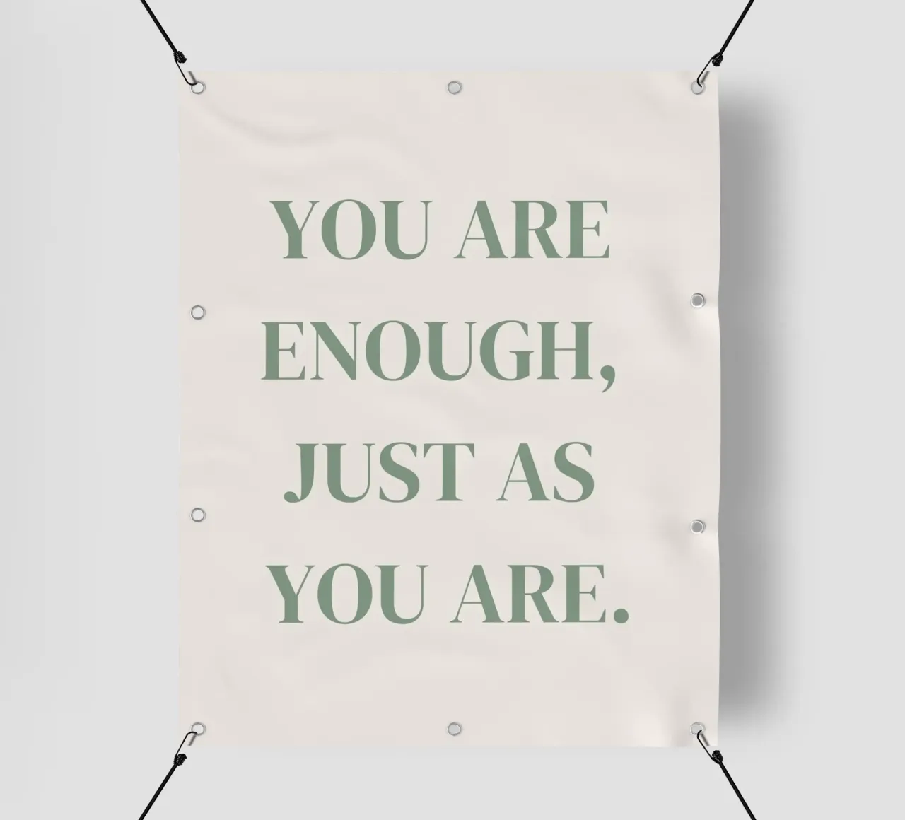 Zitat: You are enough, just as you are. PVC Plane von designsbysophia