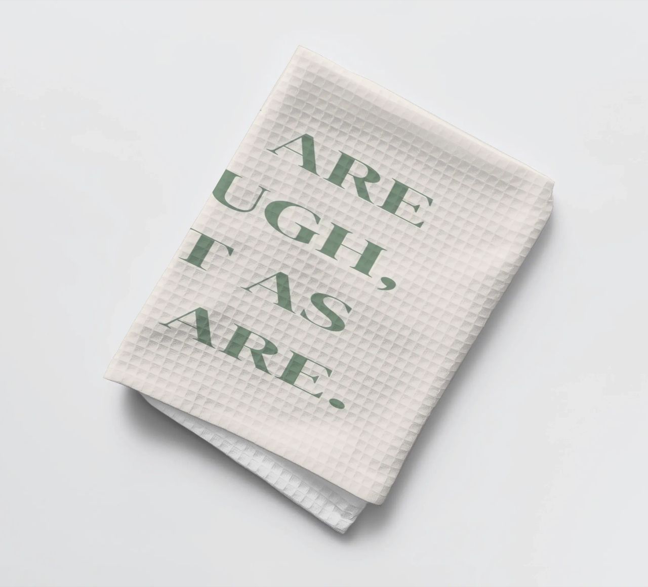 Zitat: You are enough, just as you are. canovaccio da cucina da designsbysophia