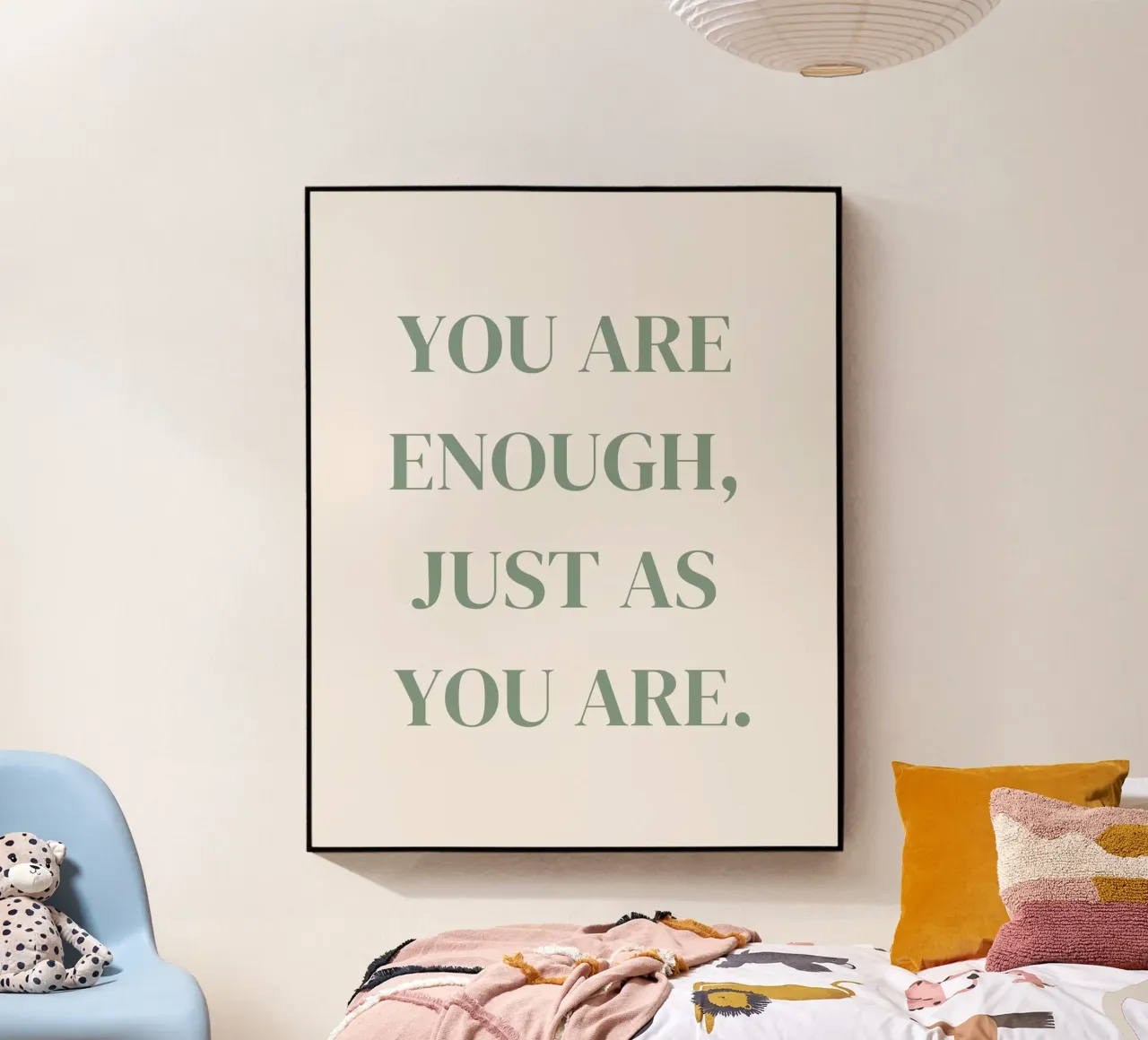 Zitat: You are enough, just as you are. plexiglass da designsbysophia