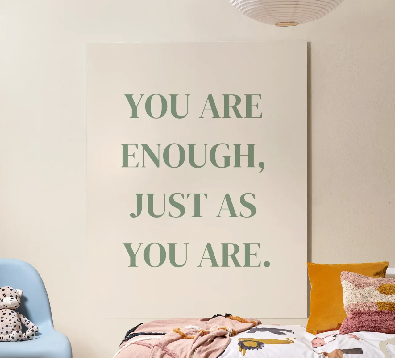 Zitat: You are enough, just as you are. plexiglass da designsbysophia