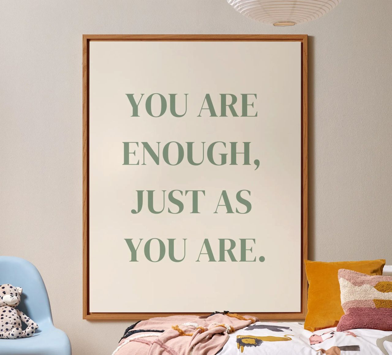 Zitat: You are enough, just as you are. alluminio dibond da designsbysophia