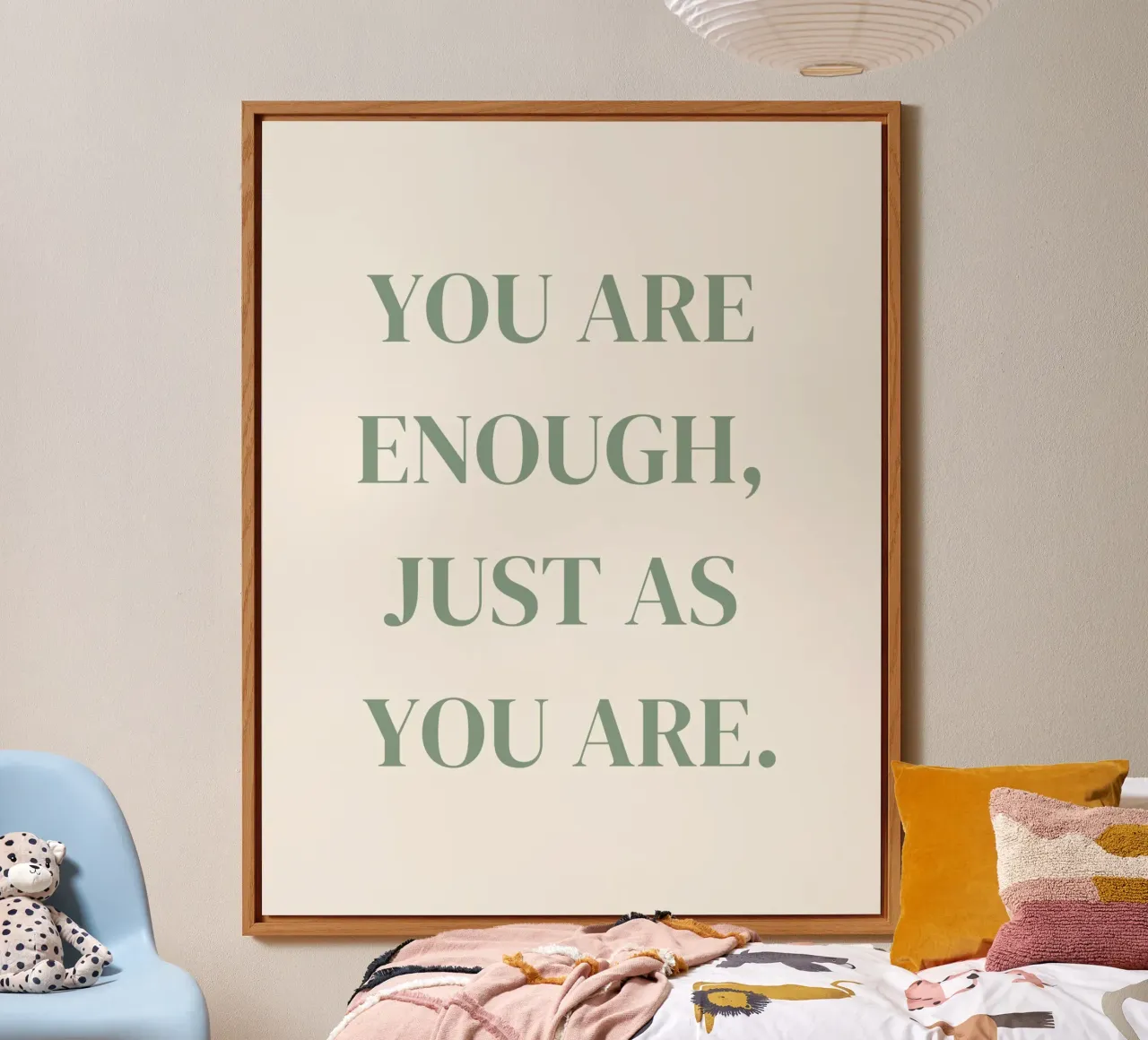 Zitat: You are enough, just as you are. alluminio dibond da designsbysophia