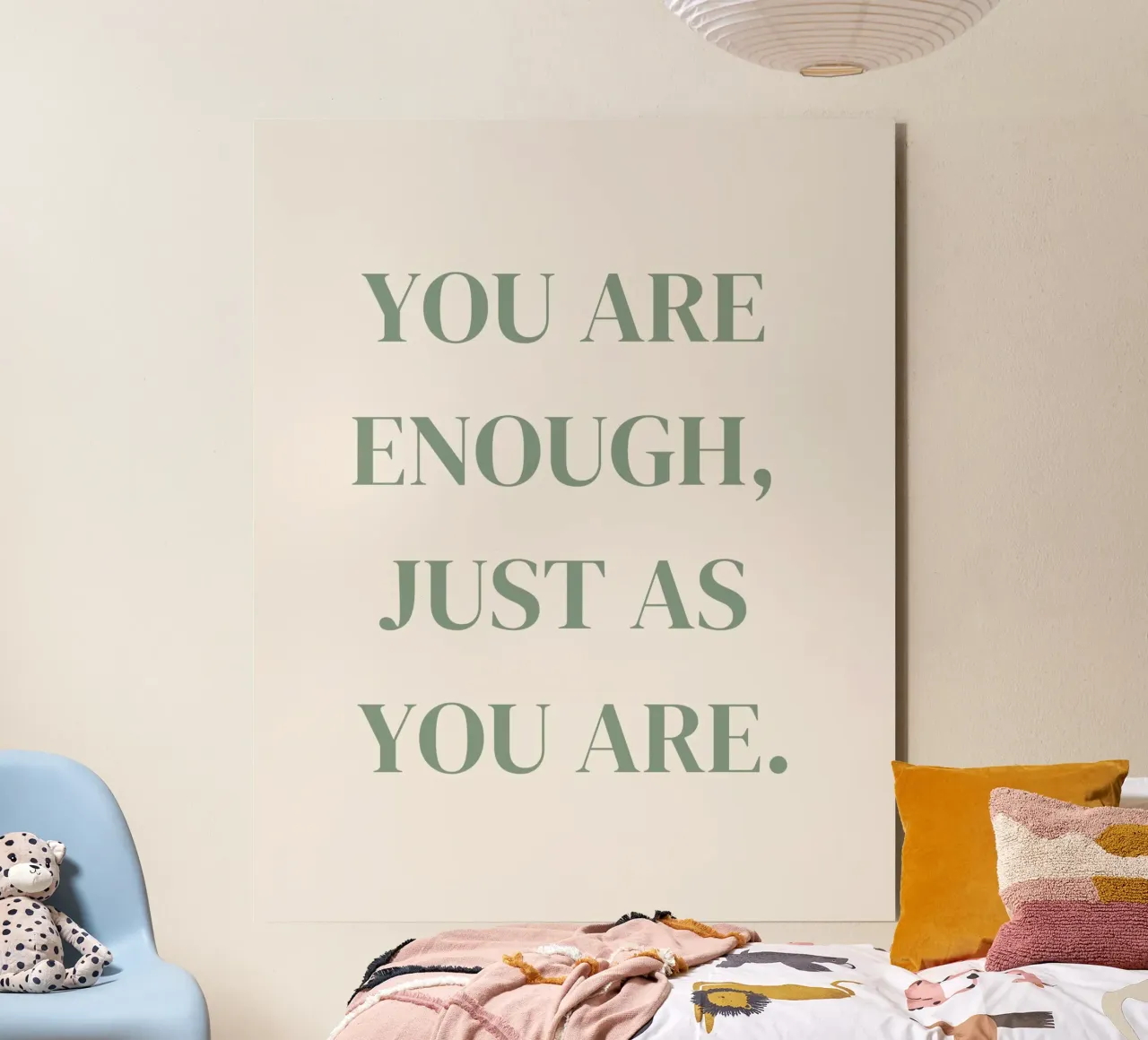 Zitat: You are enough, just as you are. alluminio dibond da designsbysophia