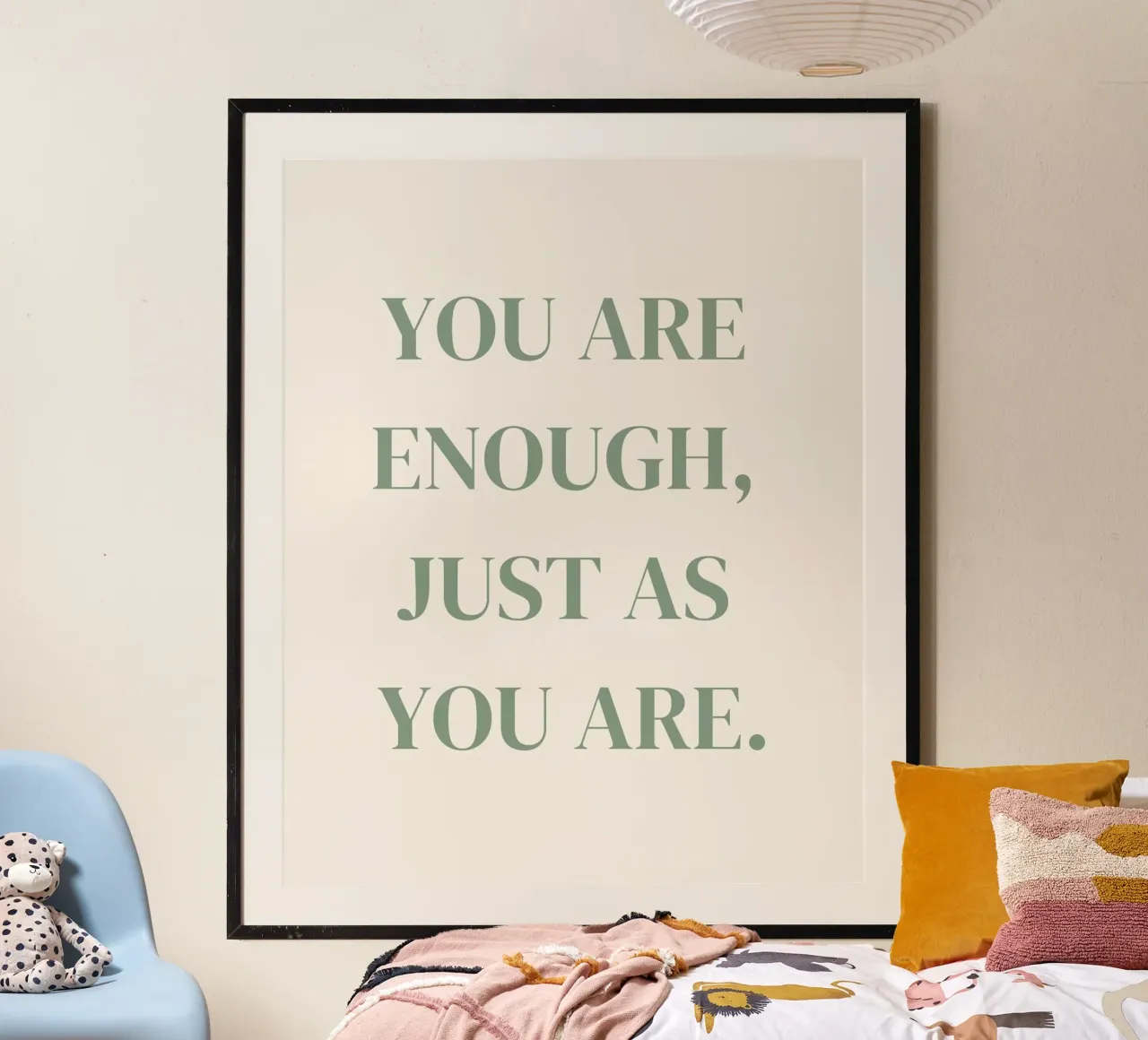 Zitat: You are enough, just as you are. carta hahnemühle da designsbysophia