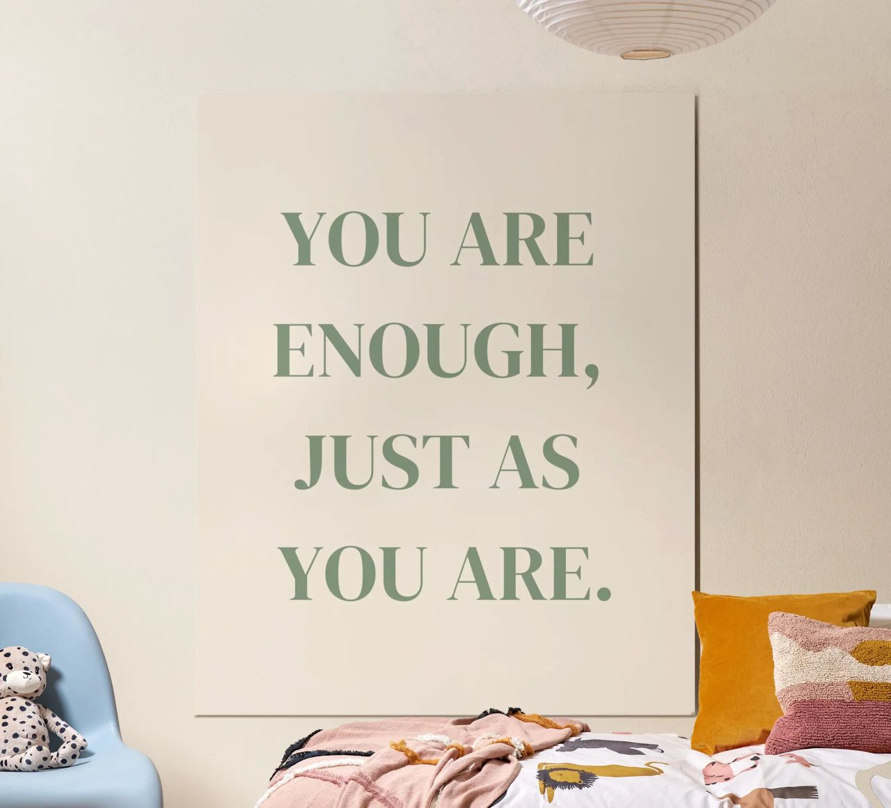 Zitat: You are enough, just as you are. carta hahnemühle da designsbysophia