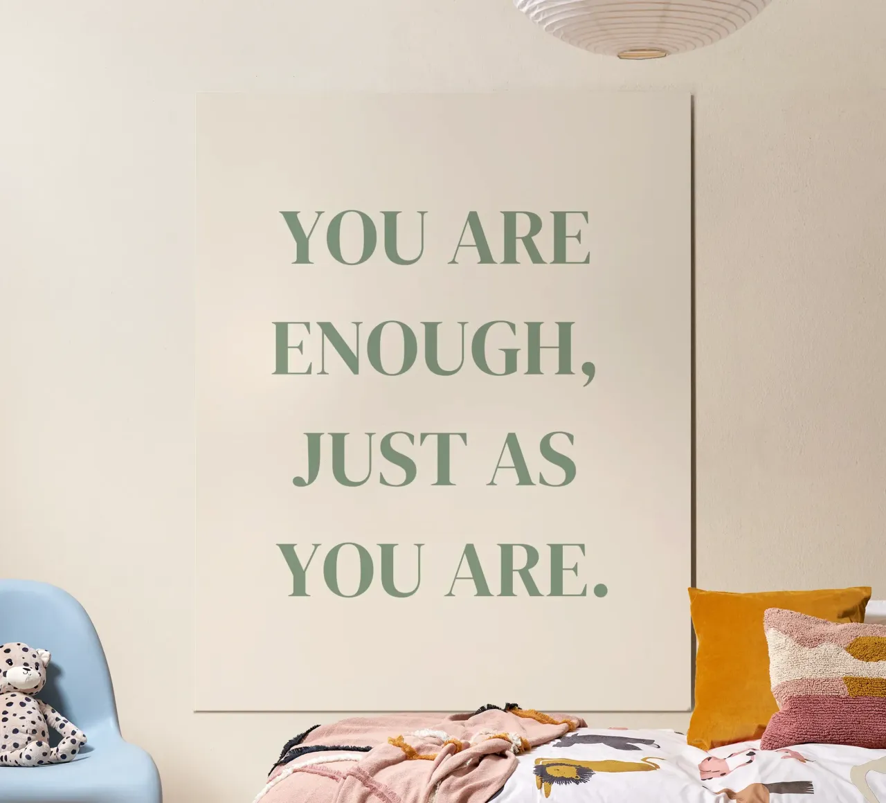 Zitat: You are enough, just as you are. carta hahnemühle da designsbysophia
