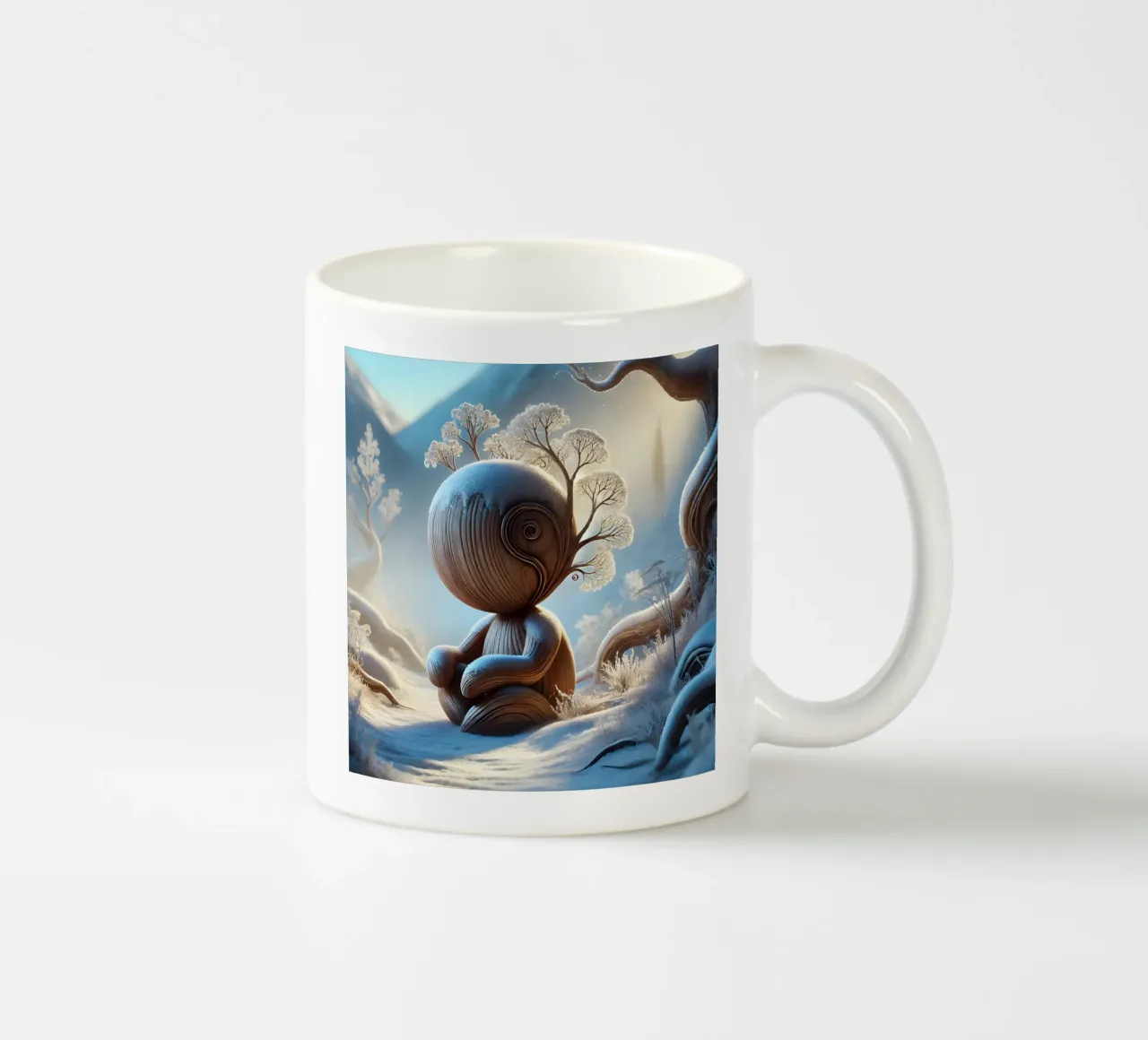 Ramoscello tazza in ceramica da Twinkle Art Studio