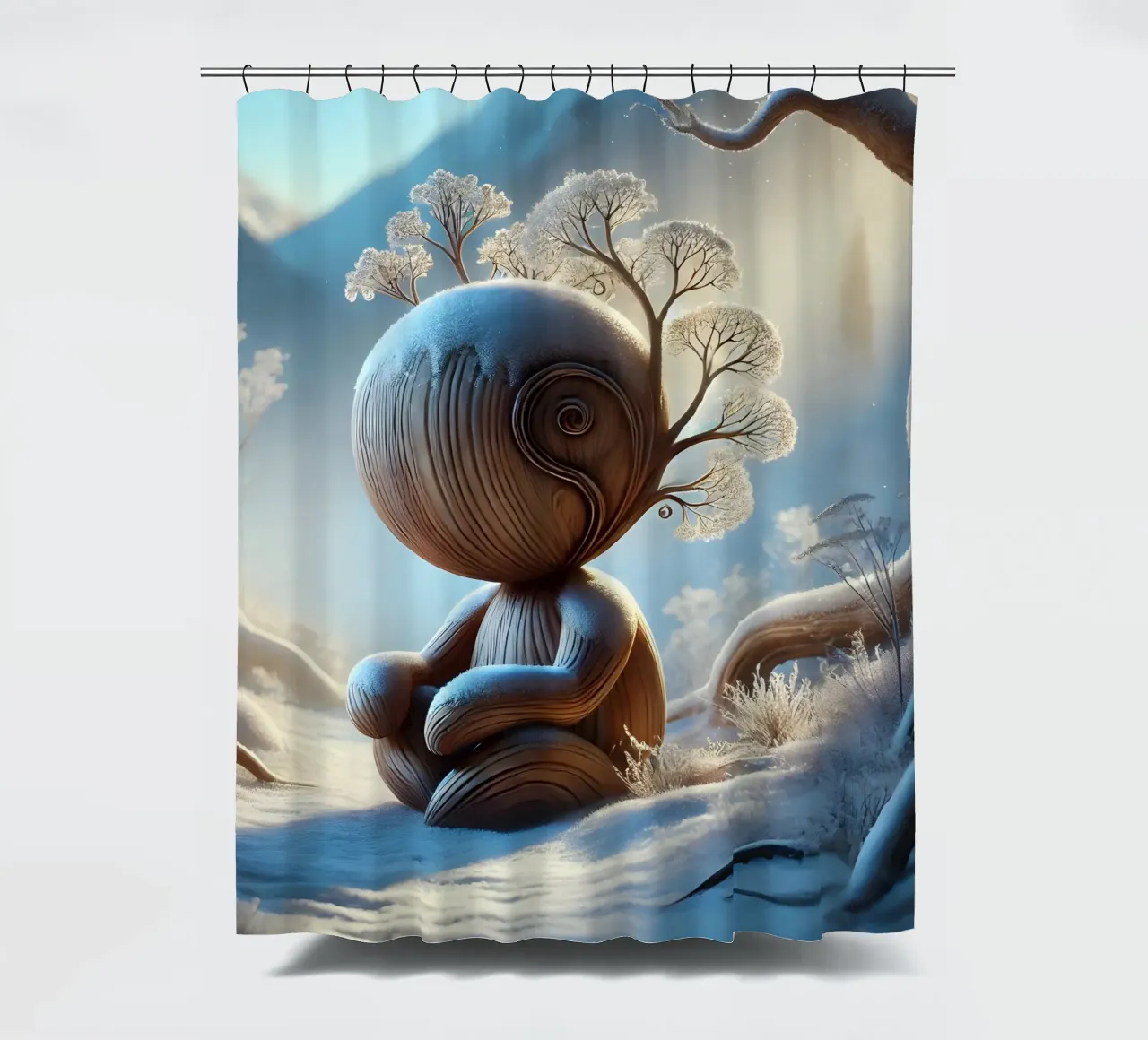Twiglet Duschvorhang von Twinkle Art Studio