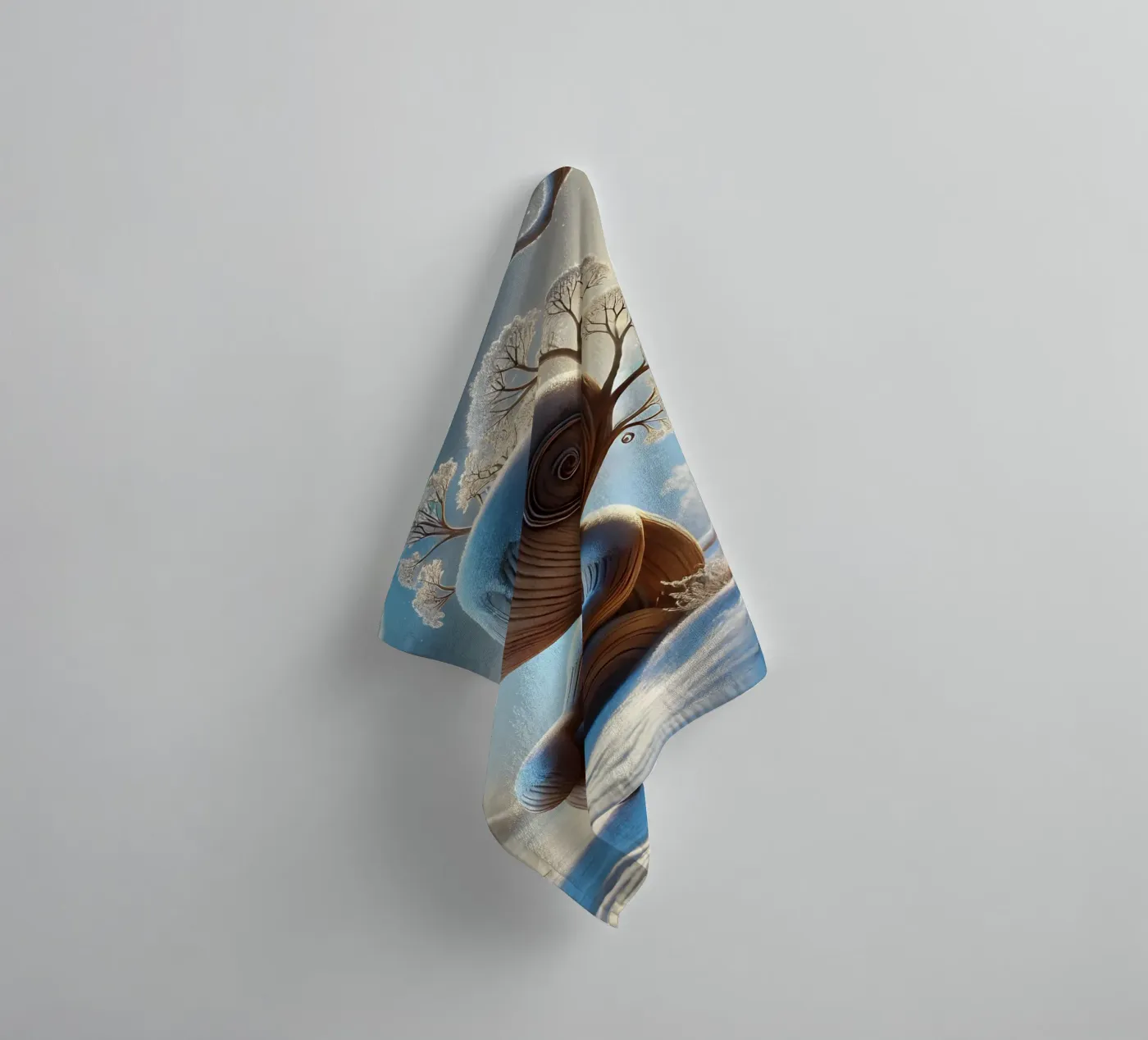 Twiglet towel by Twinkle Art Studio