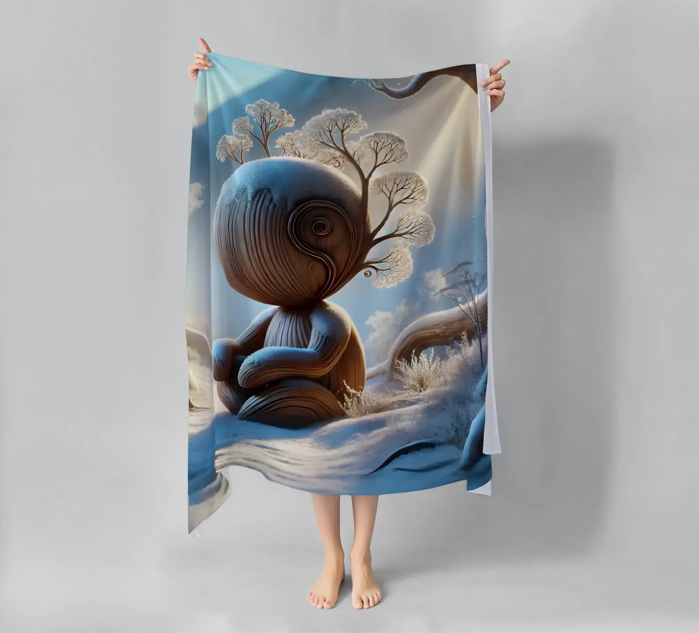 Twiglet strandhanddoek van Twinkle Art Studio