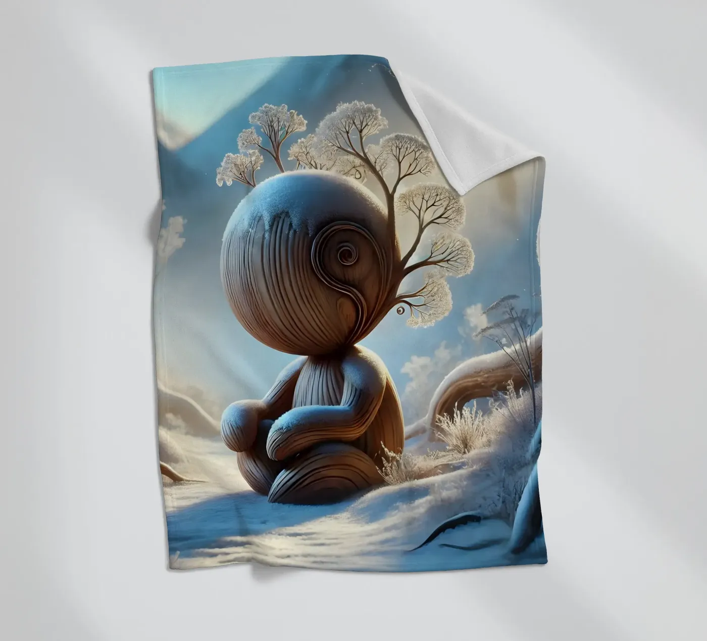 Twiglet Fleecedecke von Twinkle Art Studio