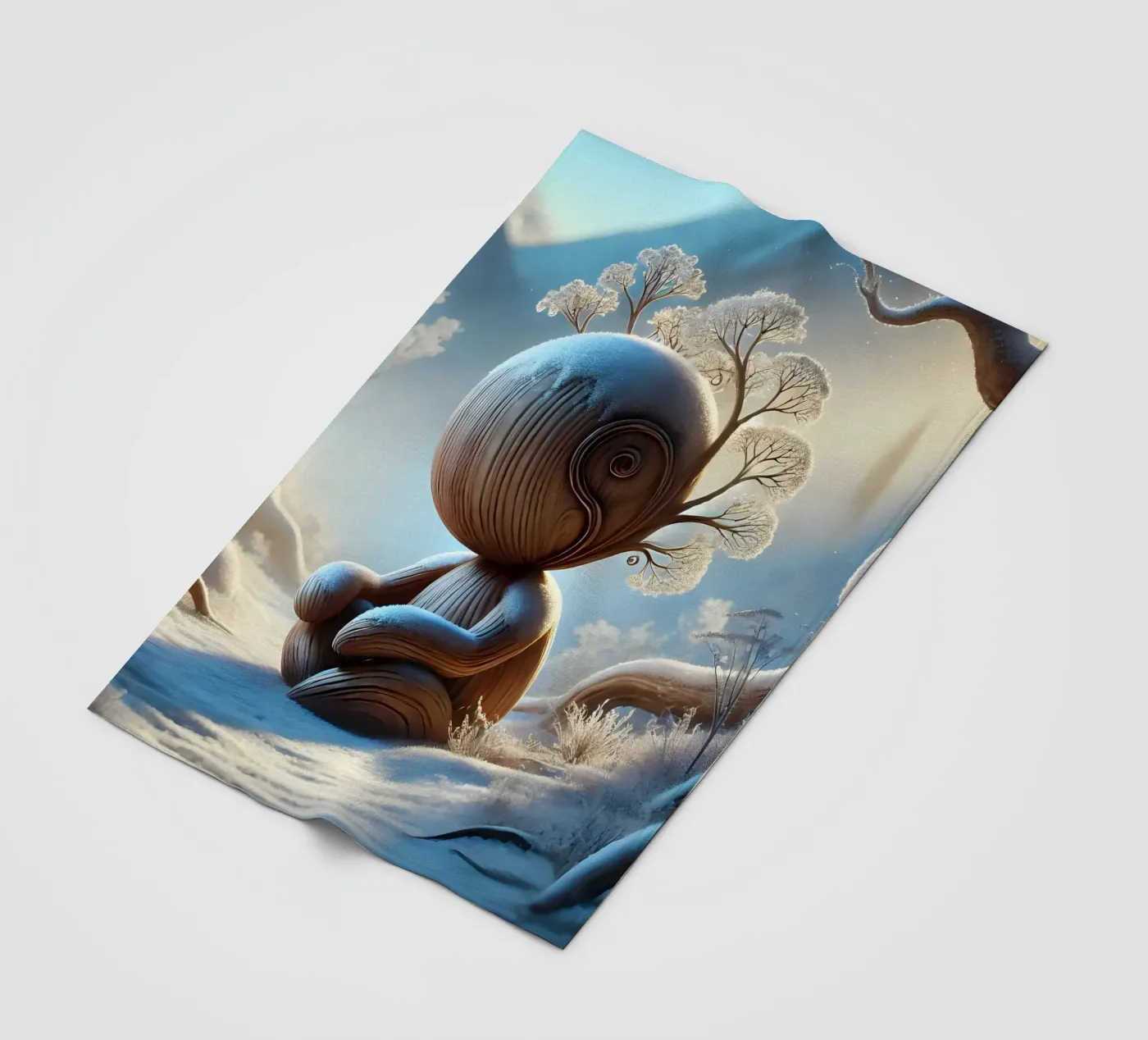 Twiglet Fleecedecke von Twinkle Art Studio