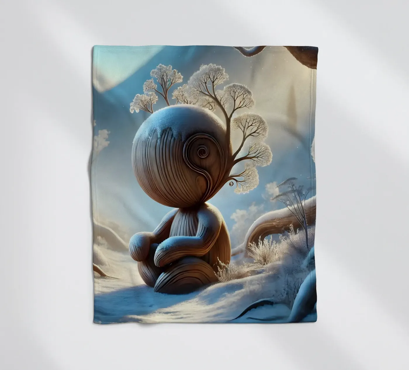 Twiglet Fleecedecke von Twinkle Art Studio