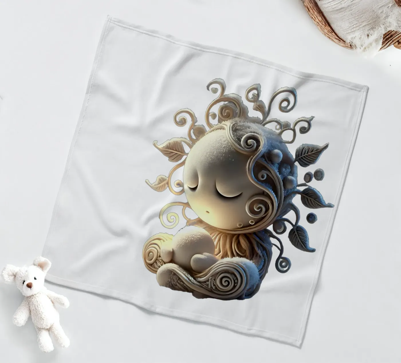 Twiglet Fleecedecke von Twinkle Art Studio
