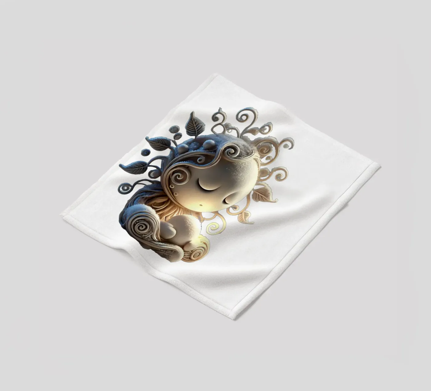 Twiglet Fleecedecke von Twinkle Art Studio