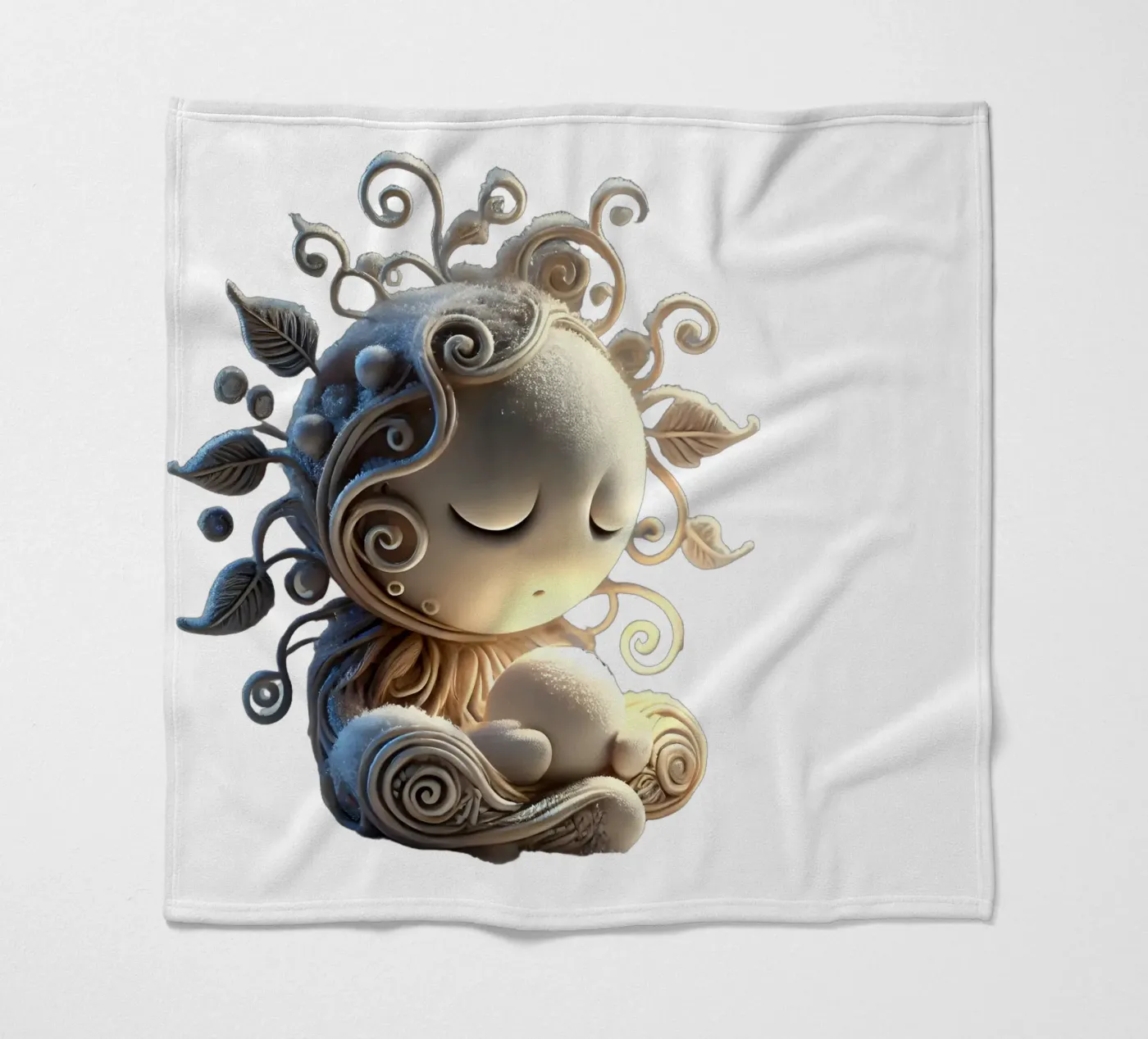 Twiglet Fleecedecke von Twinkle Art Studio
