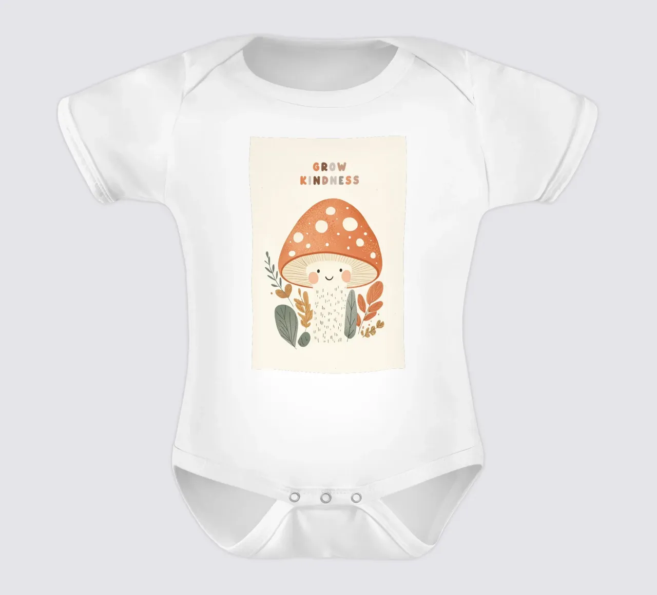 Affermazione per i bambini, coltivare la gentilezza, poster del bosco Boho body neonato maniche corte da Little Lola