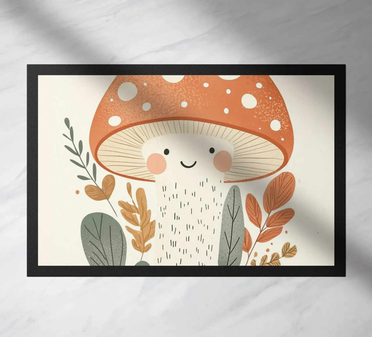 Affermazione per i bambini, coltivare la gentilezza, poster del bosco Boho zerbino da Little Lola