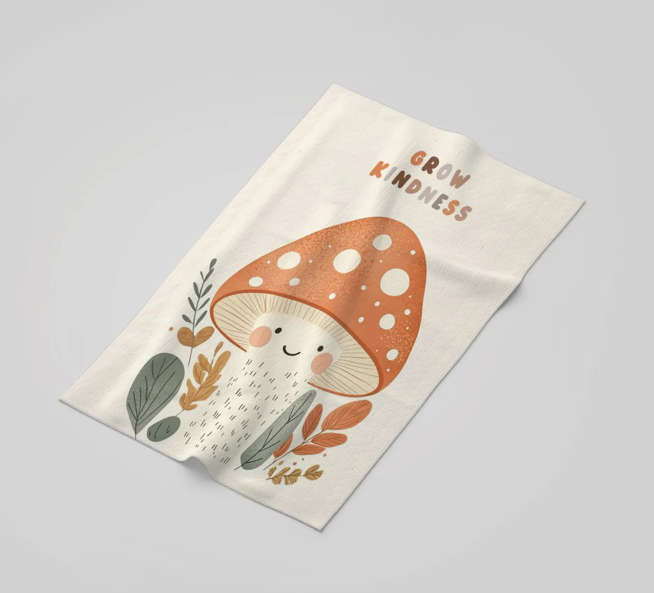 Affermazione per i bambini, coltivare la gentilezza, poster del bosco Boho telo mare da Little Lola