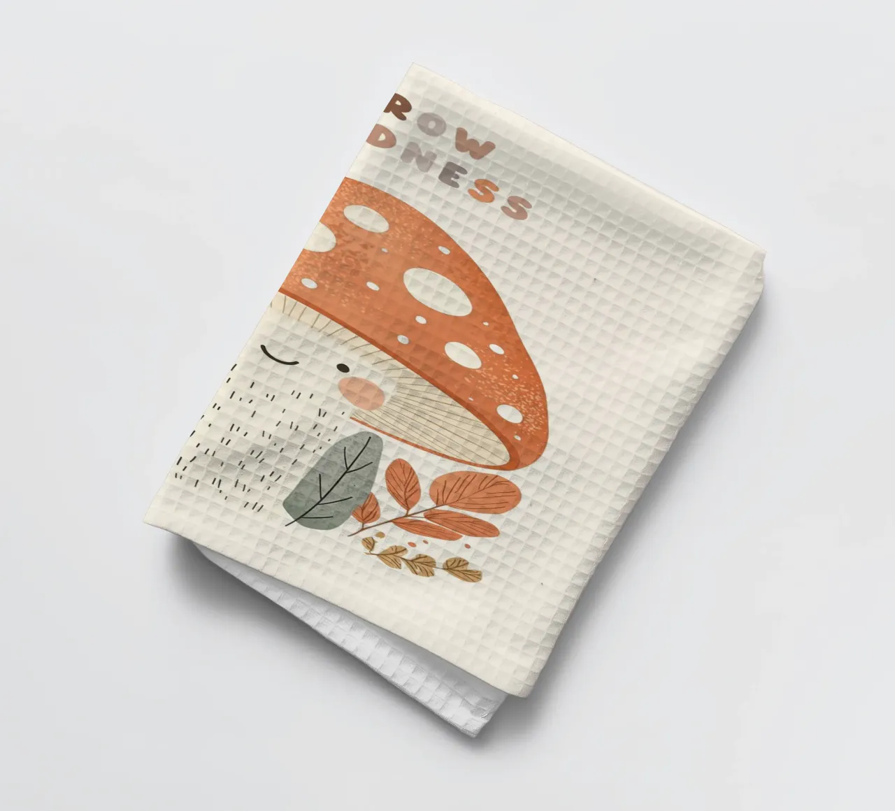 Affermazione per i bambini, coltivare la gentilezza, poster del bosco Boho canovaccio da cucina da Little Lola