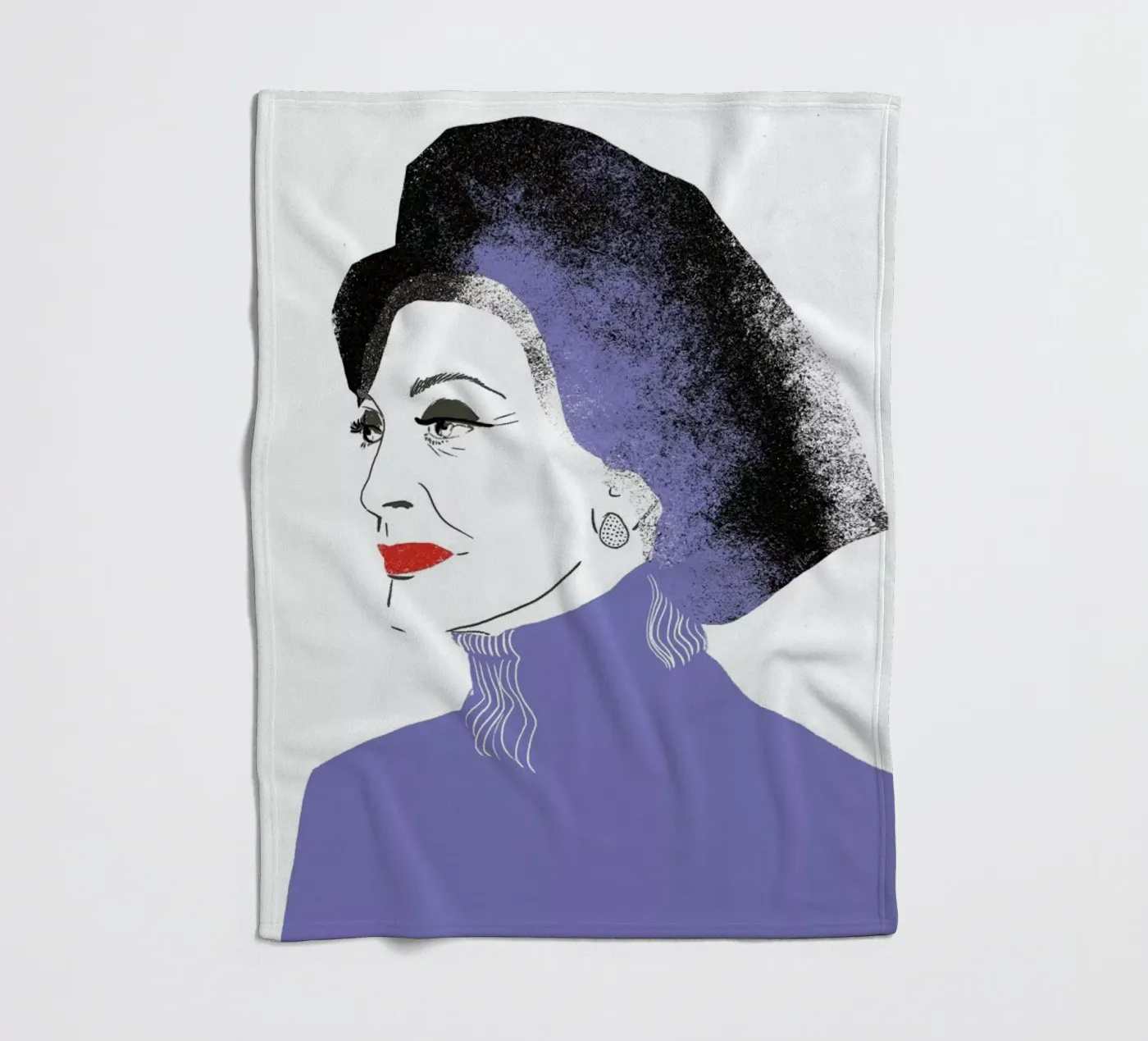 Carmen fleecedeken van Niina Pechkovskaya