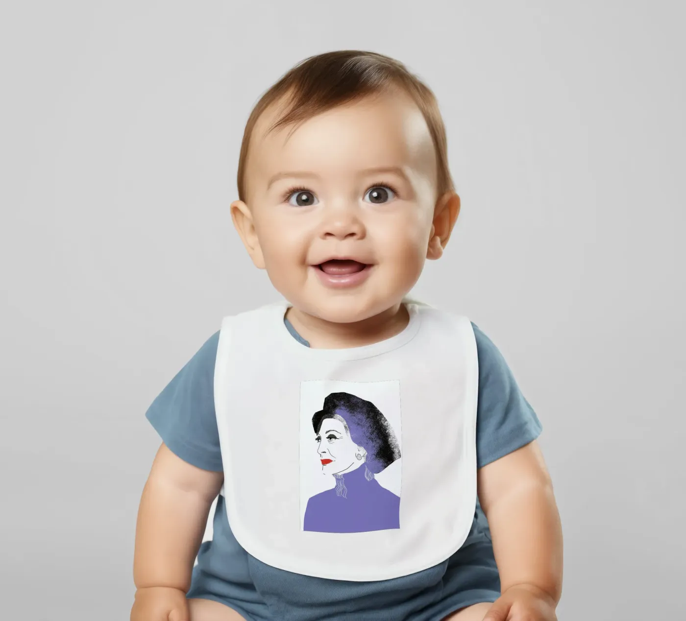 Carmen baby slabbetje van Niina Pechkovskaya