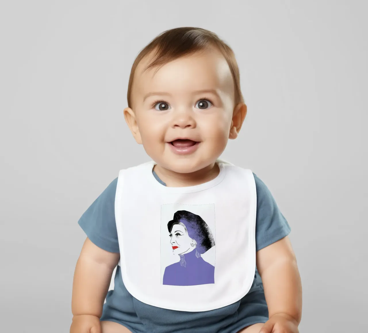 Carmen baby bib by Niina Pechkovskaya