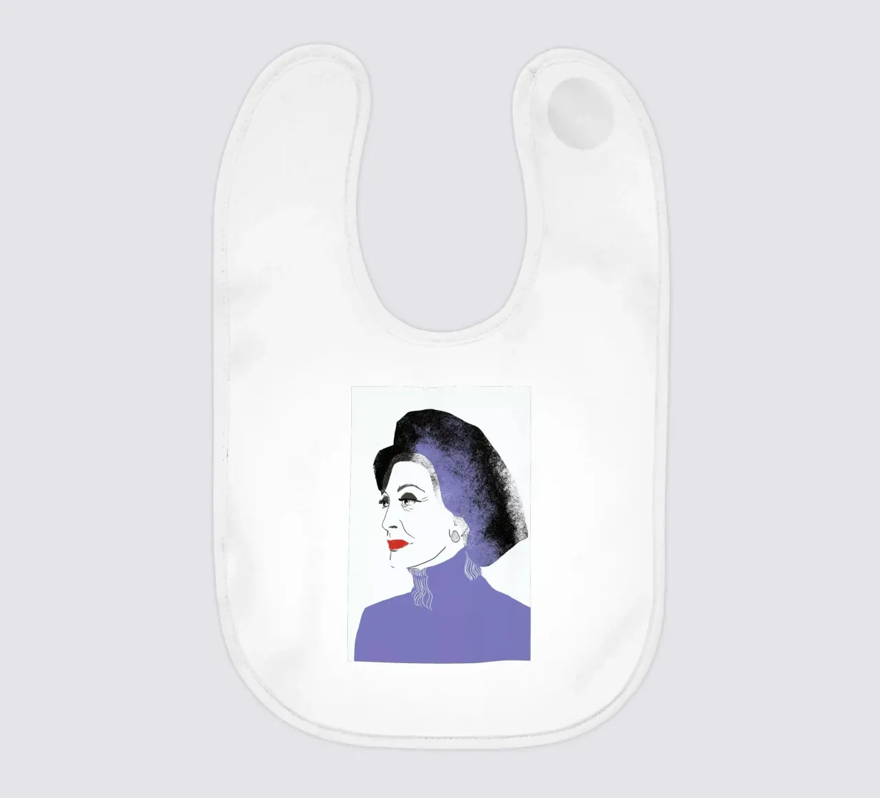 Carmen baby bib by Niina Pechkovskaya